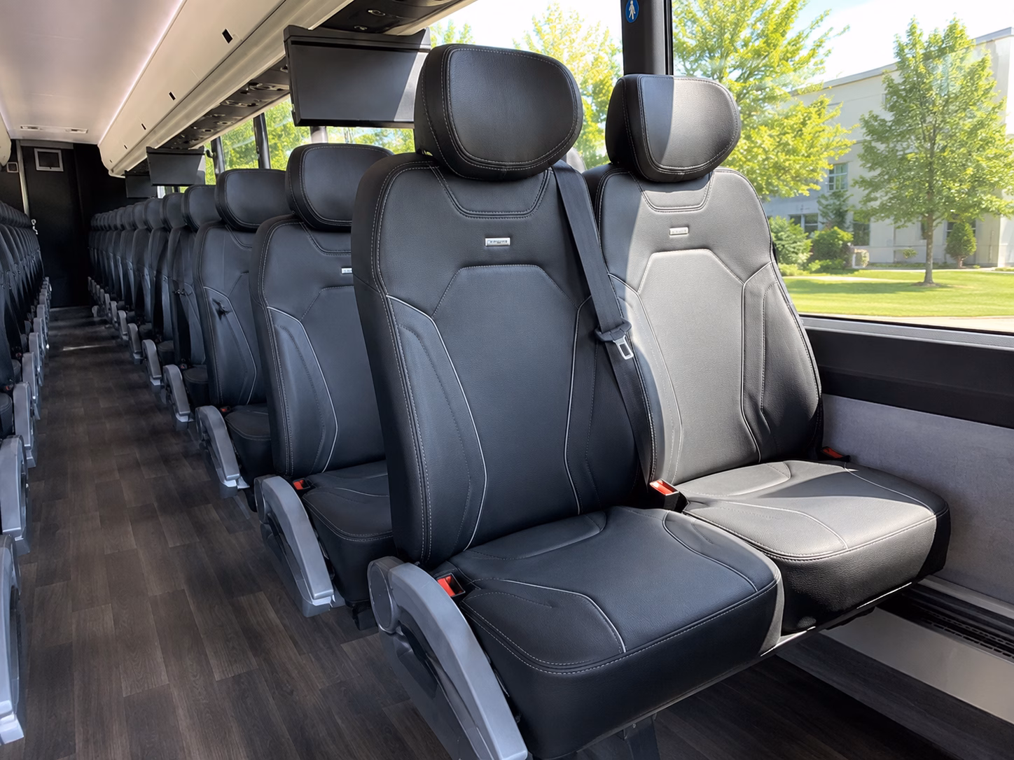 montgomery charter bus interior