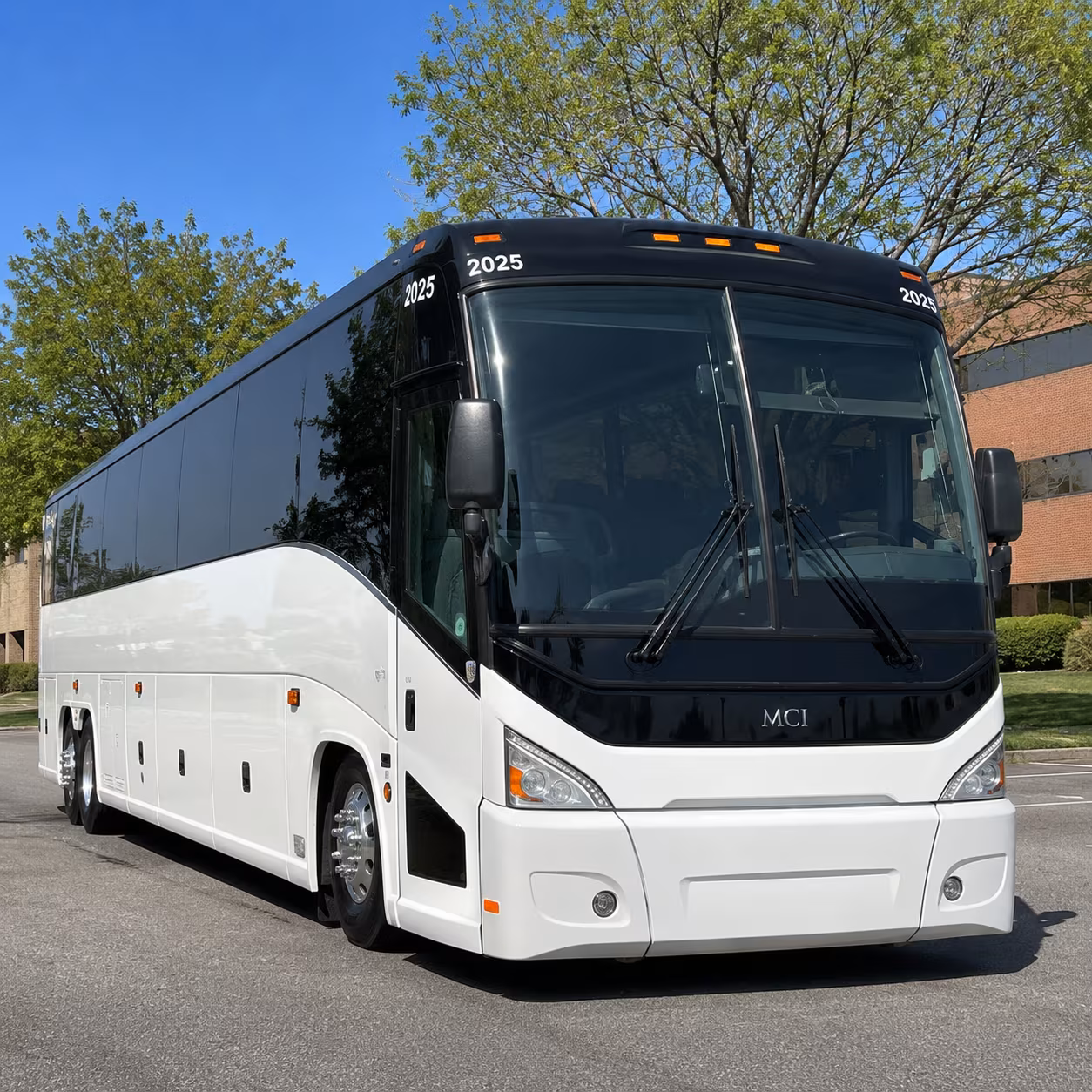 montgomery charter bus services exterior