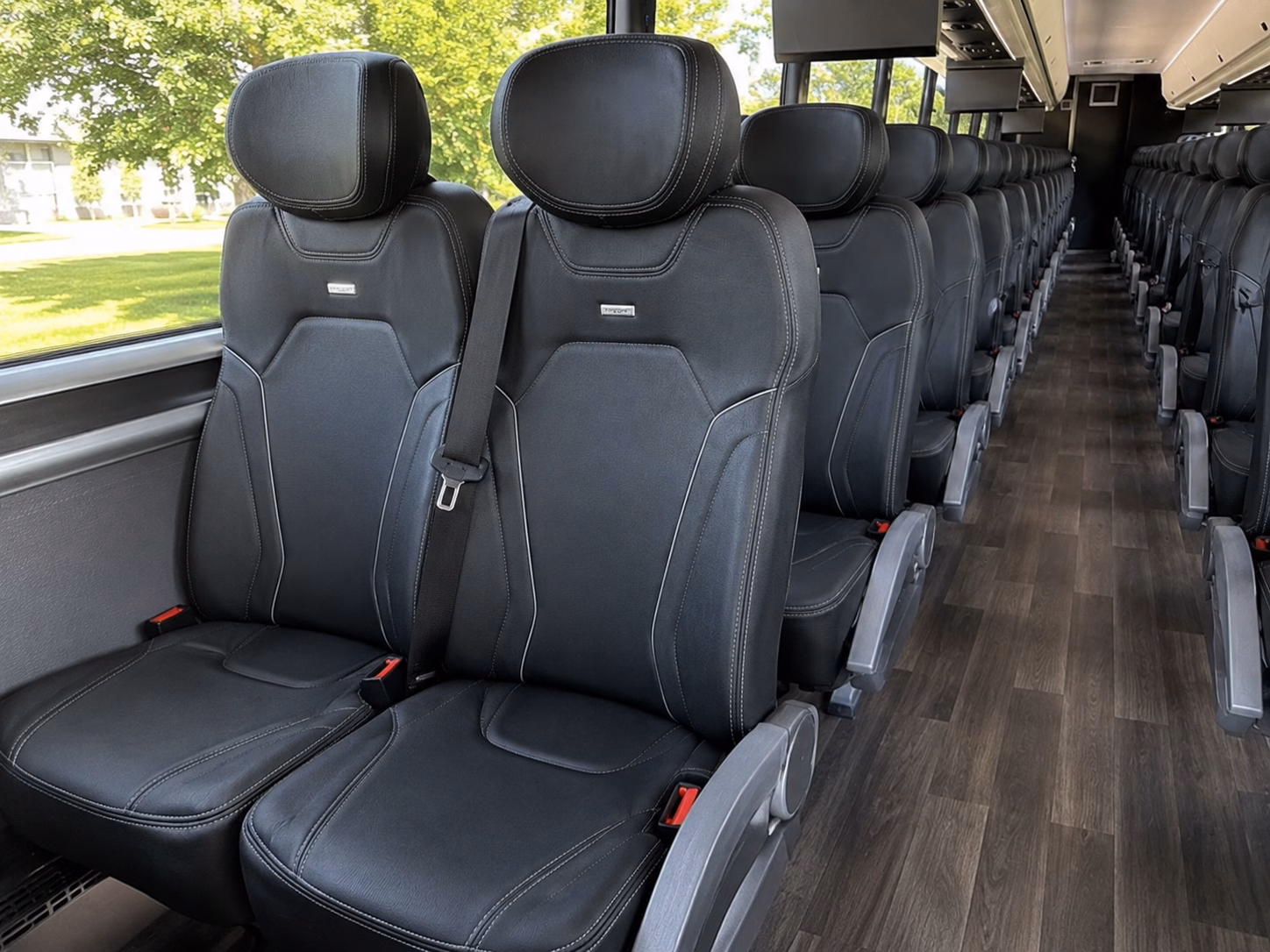 montgomery corporate event transportation onboard seating