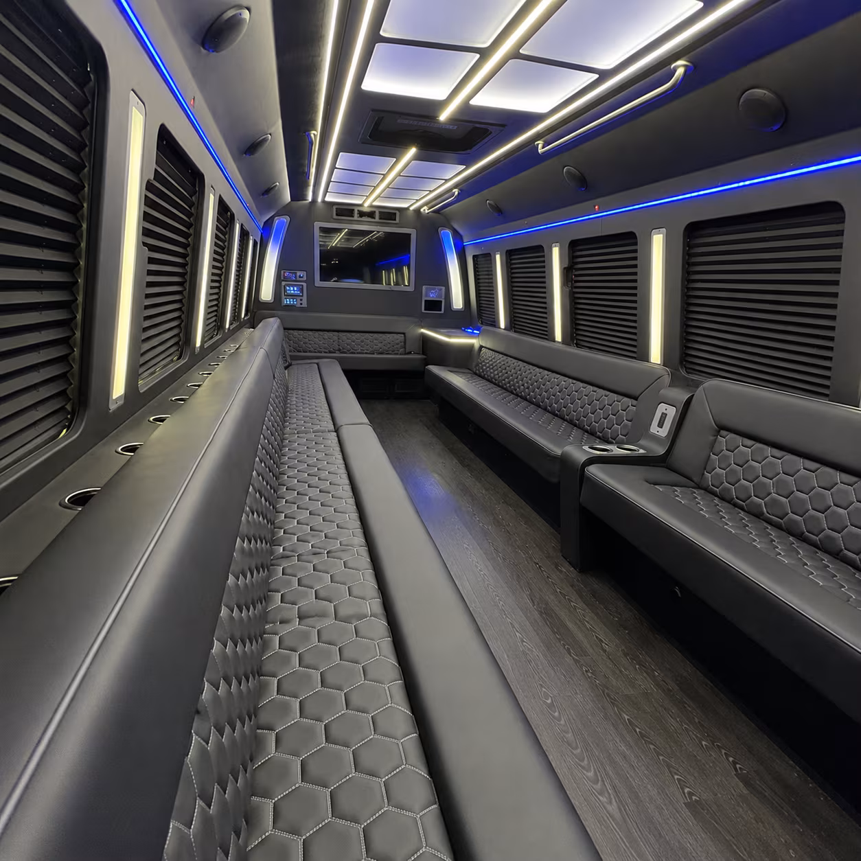 party buses that make the ride to prom part of the night